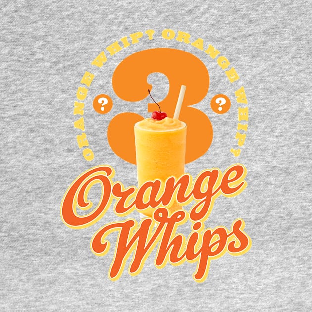 3 Orange Whips by MindsparkCreative